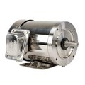 Worldwide Electric Worldwide Electric SS Washdown Duty Motor WSS12-36-56CB, TEFC, Rigid-C, 3 PH, 1/2 HP, 3600 RPM WSS12-36-56CB